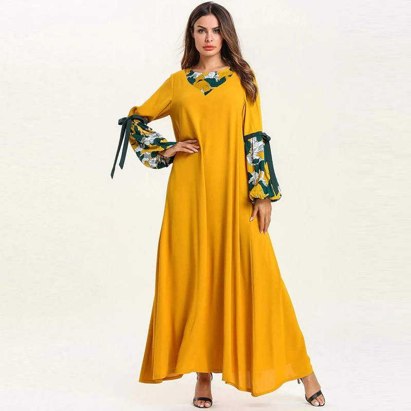 

Summer Vestido Robe Femme Musulmane Abaya Caftan Dubai Islam Kaftan Muslim Hijab Dress Women Sukienki Elbise Ramadan Eid Dresses