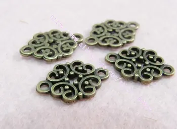 

13*20mm bronze fliligree connector for DIY decoration