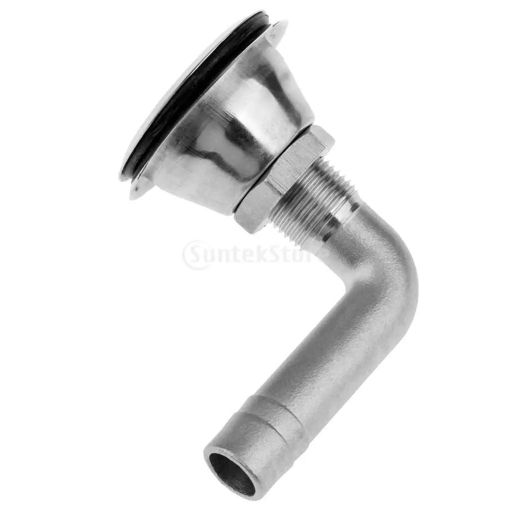 Marine Hardware 90 Degree 5/8 Inch Boat Flush Fuel  / Water Tank Vent