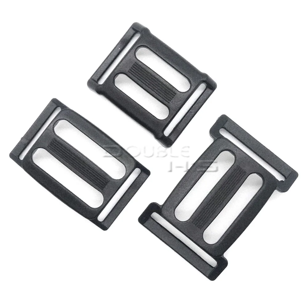 

5pcs/lot Plastic Multi-function Tri-Glide Slider Adjust Arched Buckle for Ourdoor Backpack Bags Webbing