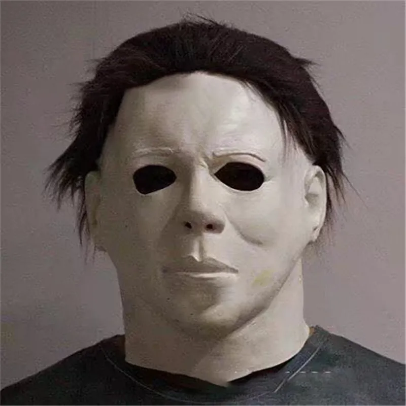

2018 Halloween Mask Horror Michael Myers Mask Adult Party Masquerade Cosplay Latex Myers Mask Halloween Props