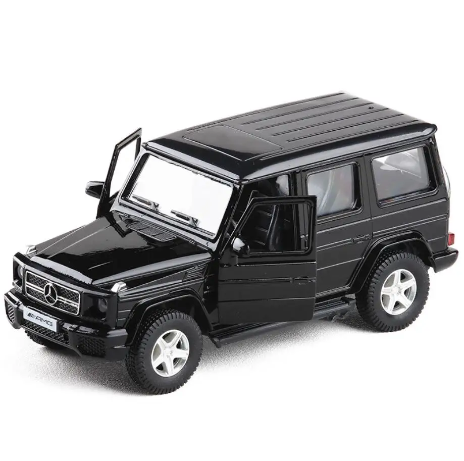 Модель из металлического сплава AMG G63 4 цвета 1:36 с обратной стороной модель
