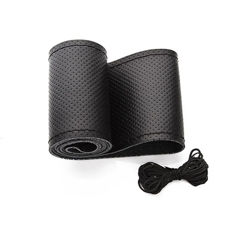 Car Braid Leather Steering Wheel (2)
