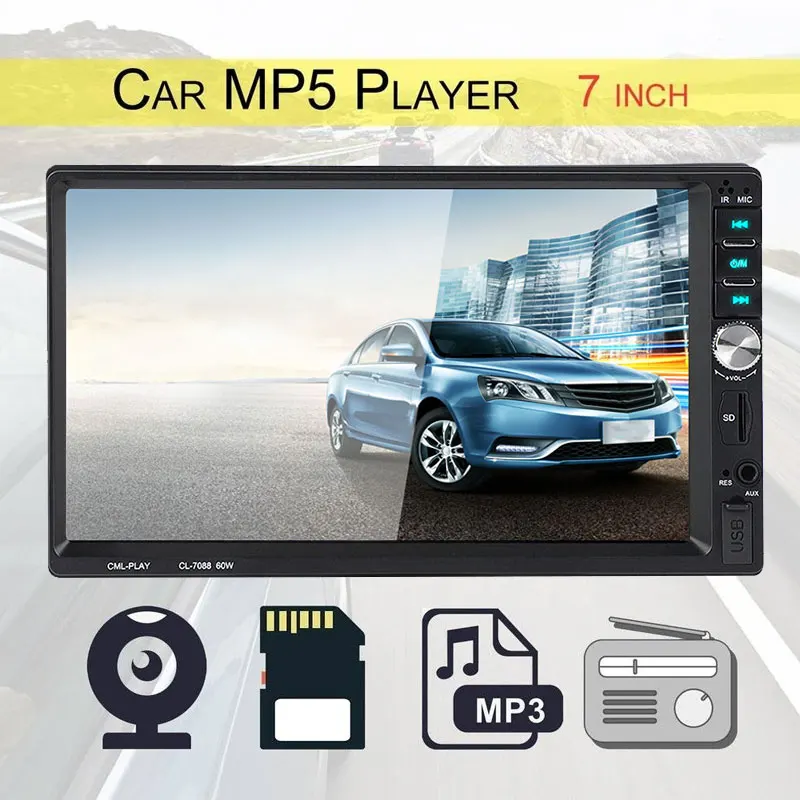

VEHEMO FM/USB/AUX 7inch Car MP5 Player Auto MP5 Player Automotive MP5 Automobile Smart MP5 Player Rear View Radio