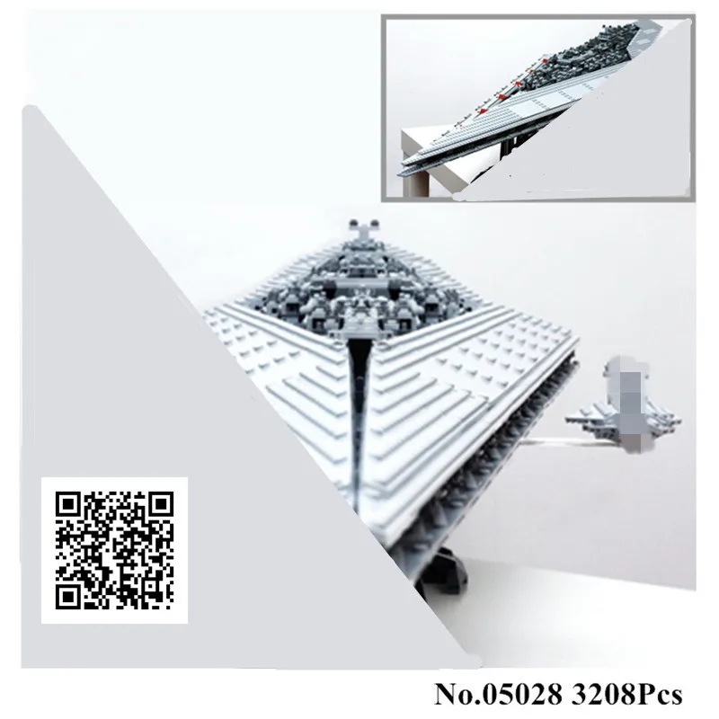 

IN STOCK 3208PCS 05028 Building Blocks Imperial Star Destroyer LEPIN Model action wars Bricks Toys Compatible 10221