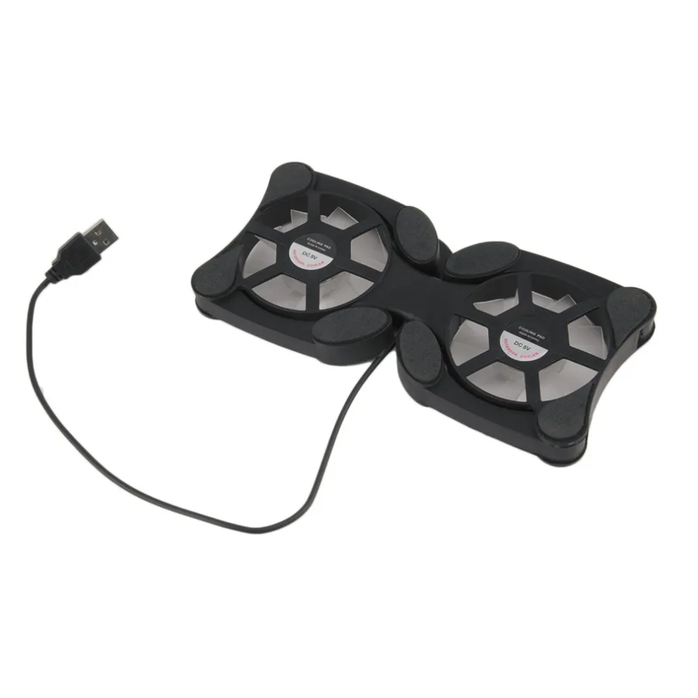 

1 PC USB Double Fans Port Mini Portable Octopus Notebook Fan Cooler Cooling Pad For 14 inch Laptop