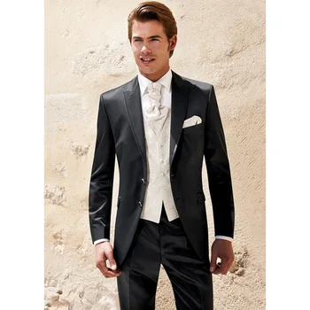 

Terno Time-limited Rushed New Fashion Men Wedding Suits For Peaked Lapel Tuxedo Groomsmen Three Piece Suit (jacket+pants+vest)