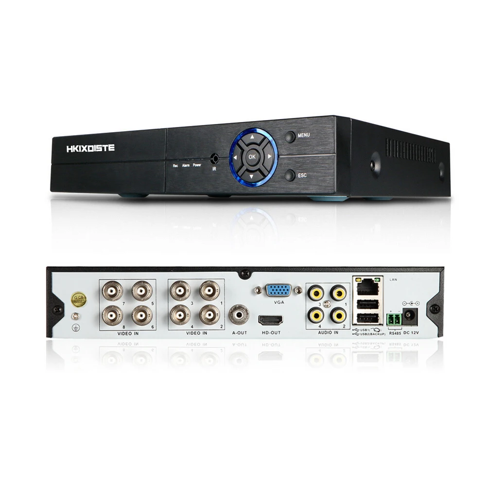 Новый металлический видеорегистратор 1080P AHD DVR с поддержкой камеры 1920x1080 H 8CH 4CH 5MP 4/8