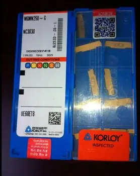 

Free Shipping 10PCS MGMN250-G NC3030 carbide turning insert ,cnc grooving cutting insert ,uitable for processing of Steel