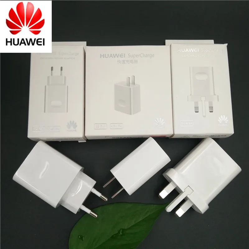 Original HUAWEI Supercharge USB Fast Charger UK Travel Wall Adapter 5V