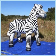 5 м(16') длинные Индивидуальные Оксфорд Гигантские Надувные Зебра с вентилятором для рекламы