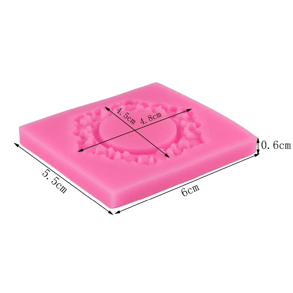 Ретро мода рамка форма для украшения торта инструменты шоколадная форма для кухни выпечки DIY помадка силиконовая форма