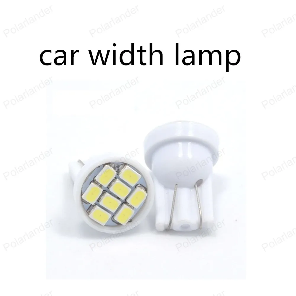 10 шт. DC 12V 194 168 192 W5W 3020 ширина автомобиля лампа T10 8 smd 1206 автомобильный интерьерный