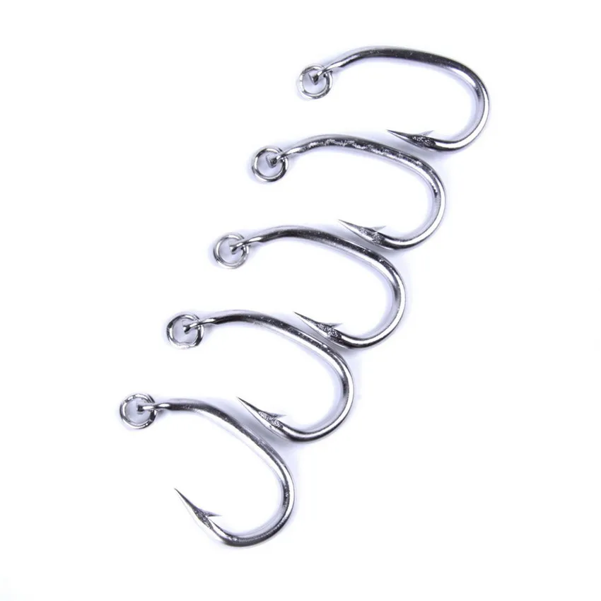 100pcs Size 2.4 4.0 Saltwater Fishing Hook Tuna Hook Jig Hook