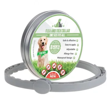 

Safe&Effective Dog Collar Insect-Resistant Kill Fleas Ticks Lices Larvae Mosquitos Neck Strap Belt For Small&Big Pets Dogs Cats