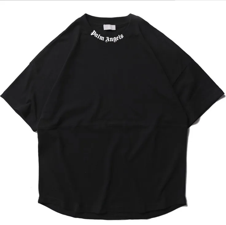 

New High 2019 ACW Palm Angels striped T Shirts kanye T-Shirt Hip Hop Skateboard Street Cotton T-Shirts Tee Top Top #AB67
