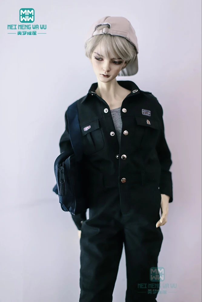 Одежда для куклы подходит для 65-70cmBJD uncle 1/3 BJD кукла модная военная форма хаки, зеленый, черный