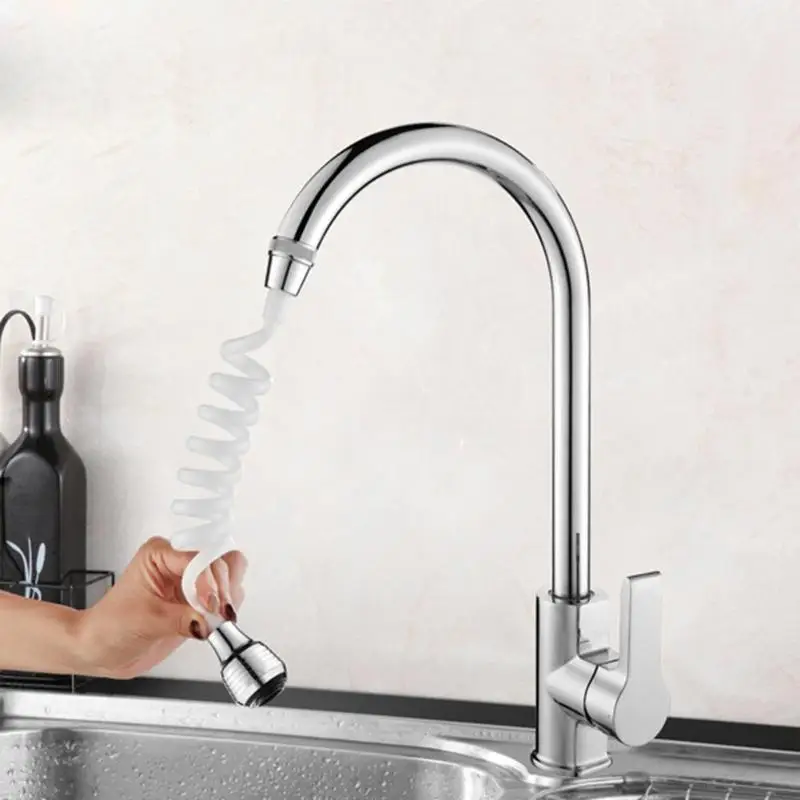 Растягивающийся кран для экономии воды удлинитель 360 градусов Поворотный кран для ванной и кухни спрей-Душ фильтр водосберегающий кран