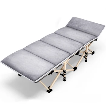 

Lunch break folding bed single bed simple portable marching chair siesta bed office home adult care
