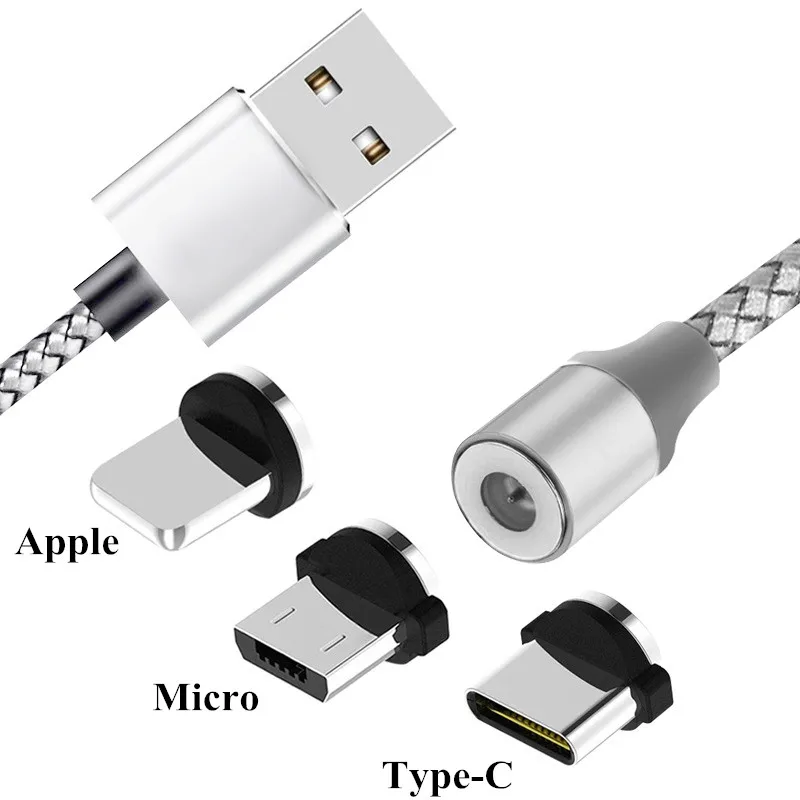 Кабель быстрой магнитной Зарядки для iphone Xiaomi Nokia 6 1 2 3 5 8 7 Plus 2018 X5 X6 X7 usb type c micro