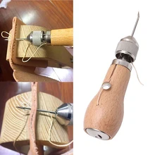 Машина DIY инструмент для шитья кожи ручная швейная вощеная нить для кожаного ремесла край ремень со строчкой полоски обувной инструмент