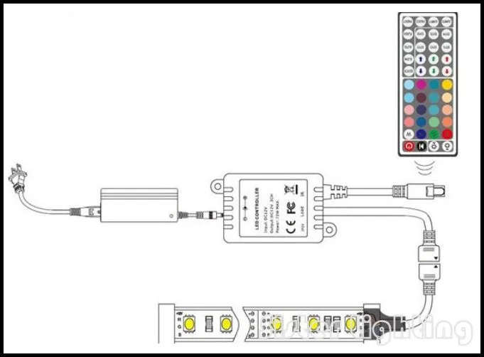 12V RGB IR conntroller+44key remote (8)