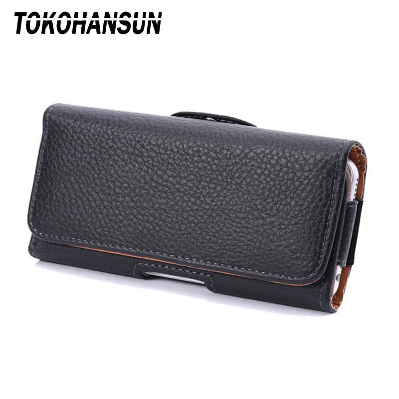 

TOKOHANSUN Phone Case Pouch For Asus ZenFone 5 Lite ZC600KL Note 6 ME560CG Belt Clip Holster PU Leather Case Cover