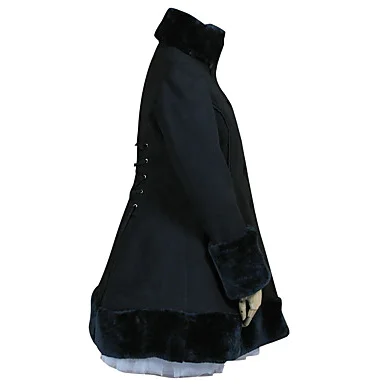 Черное однотонное длинное готическое классическое/традиционное платье лолиты принцесса винтажное вдохновленное элегантное викторианское платье Рококо для косплея
