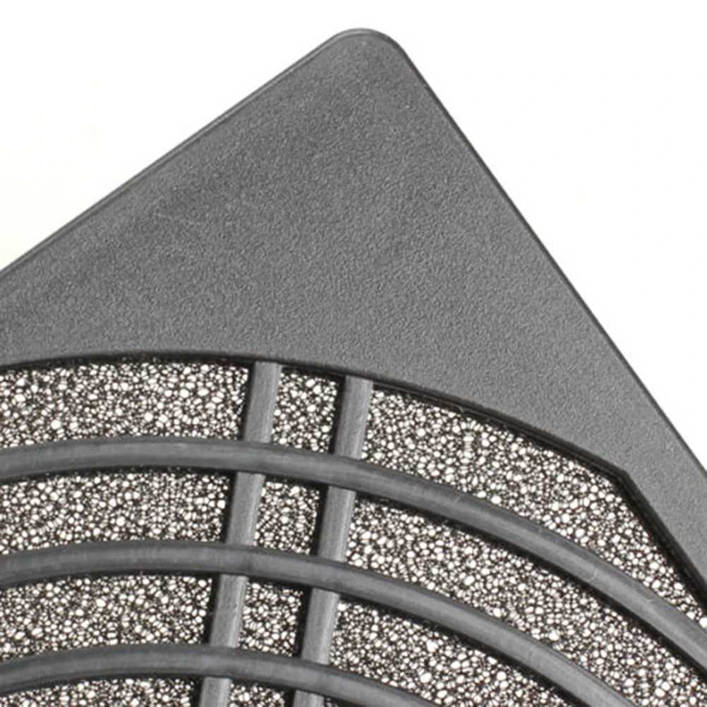 Черный пылезащитный чехол из АБС-пластика с вентилятором и пылезащитным фильтром для ПК 120X120X10 мм, Универсальная высококачественная Защитная крышка