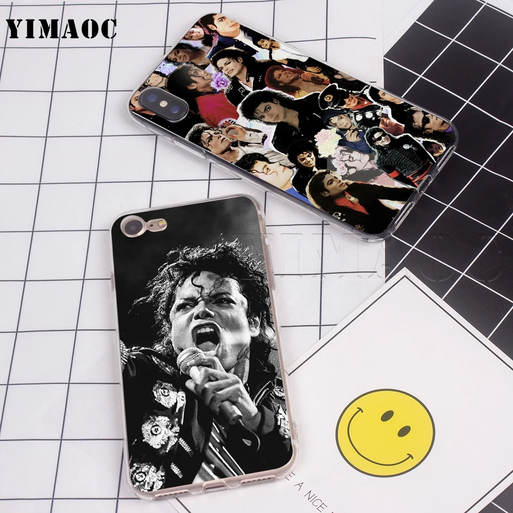 YIMAOC Майкл Джексон MJ чехол для Xiaomi Redmi Mi Note MAX 3 6a 7 8 9se mix 2s a1 a2 Lite mi6 mi8 se pocophone f1|Бамперы|