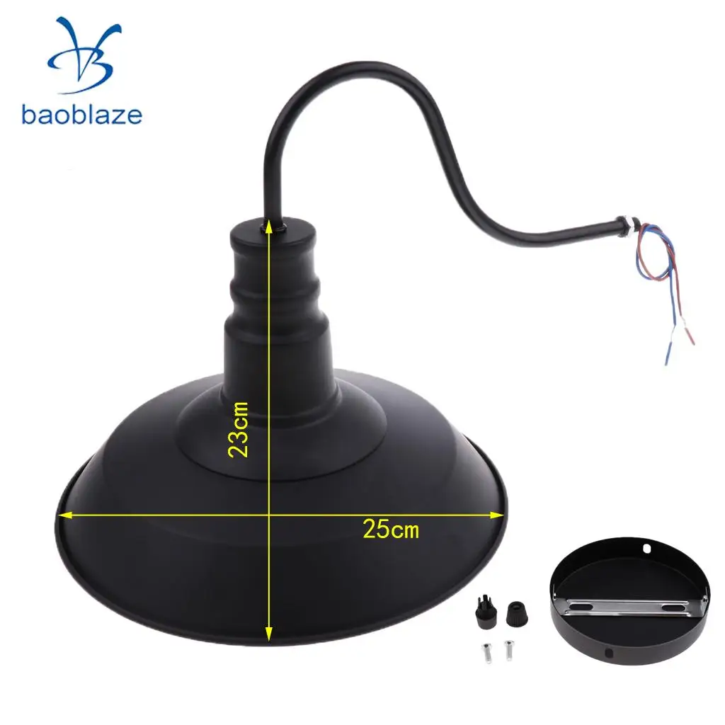 Black Wall Lamp Shade Lampshade Bracket Light Shade Home Garden Lighting