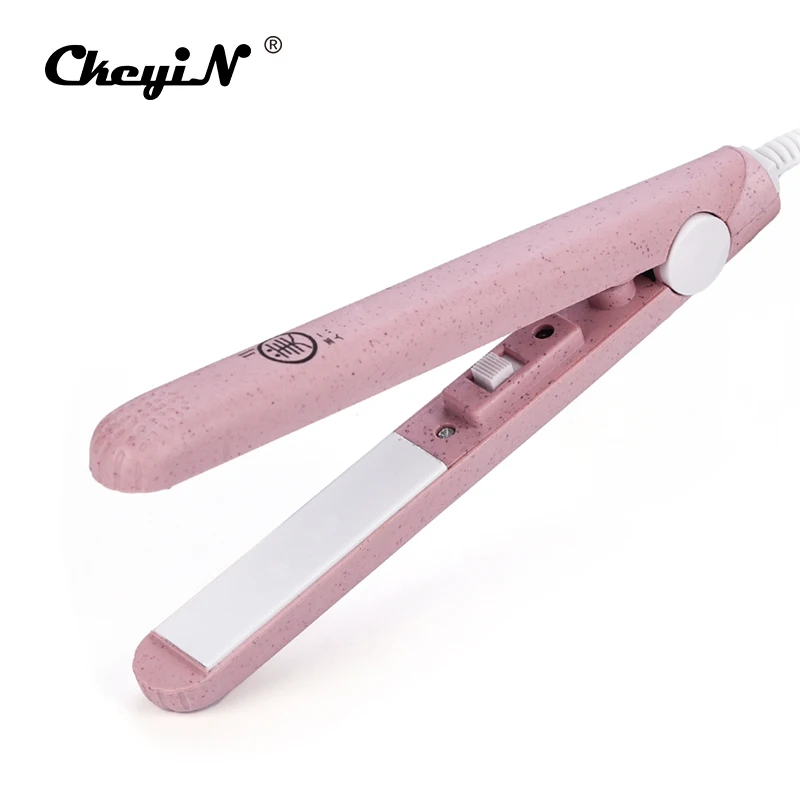 

Mini Hair Curler Straightener Ceramic Curling Iron Wand Splint Hair Straightening Flat Perm Sticks Electric Hair Styling Tools