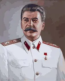 MaHuaf-W757 Stalin Painting by numbers DIY oil digital canvas painting wall pictures for living room 