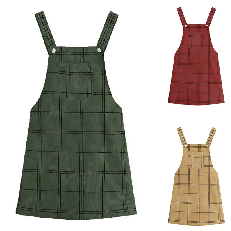 New Fashion Women Summer Plaid Mini Dress Sweet Brief Square Collar Casual 2019  Dress Elegant Lady Casual Vestidos #4R09   (1)