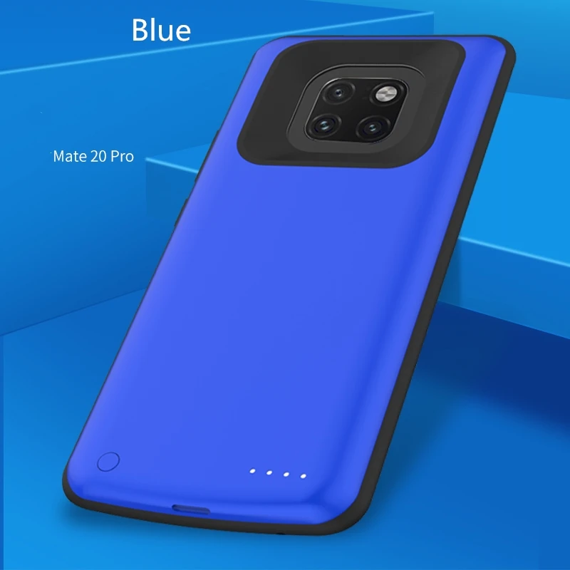 6500 мАч-6800 мАч Внешний внешний аккумулятор чехол для HUAWEI mate 20 mate20 Pro Чехол для зарядки батареи - Цвет: mate20 Pro blue