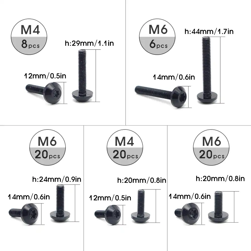 50x m4 4mm Thread 8mm OD Rubber Screen Well Nuts Fasteners Ducati Aprilia