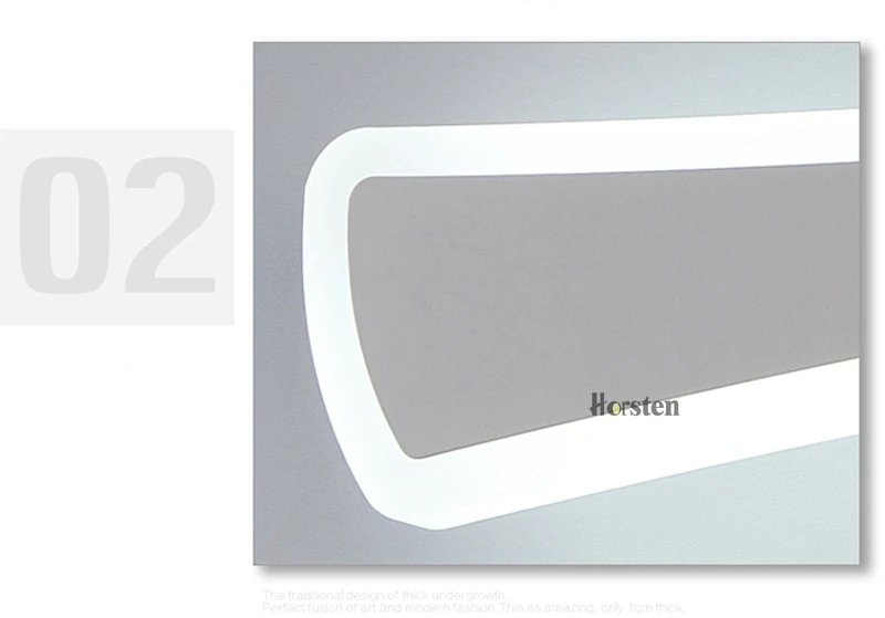 Modern Simple LED Mirror Lights 40-120cm Long Wall Lamp For Bathroom Bedroom Aluminum Acrylic Wall Sconce Lamp 110-220V (13)