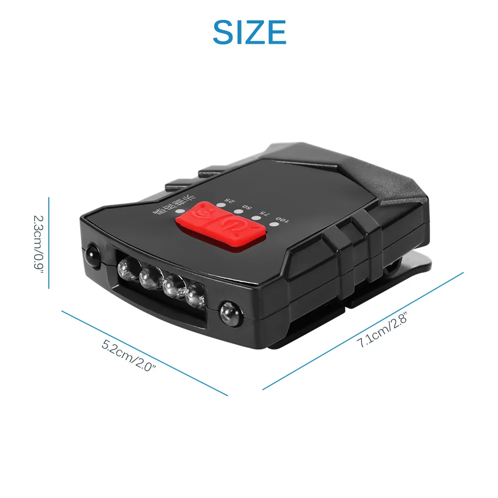 COB светодиодный индукционный головной убор с зажимом, фары для рыбалки, налобный фонарь с зарядкой через usb, Головной фонарь с зажимом, Головной фонарь