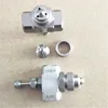 Air atomizing Nozzle Adjustable , 1/4"External Mix Flat Fan, Spray Nozzle, Siphon Round，Wide Angle 6 Holes ，Siphon Flat Fan type 5