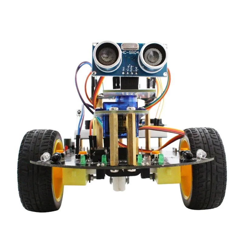 

2018 for Arduino UNO Smart Robot Car Kit with UNO Main Board +Bluetooth Module + WiFi Module
