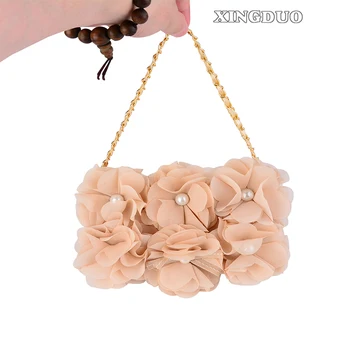 

XINGDUO For samsung galaxy S8 Plus Cover Case Bling Pearl Rose women handbag Wallet Flip Leather Case For Samsung Galaxy S8