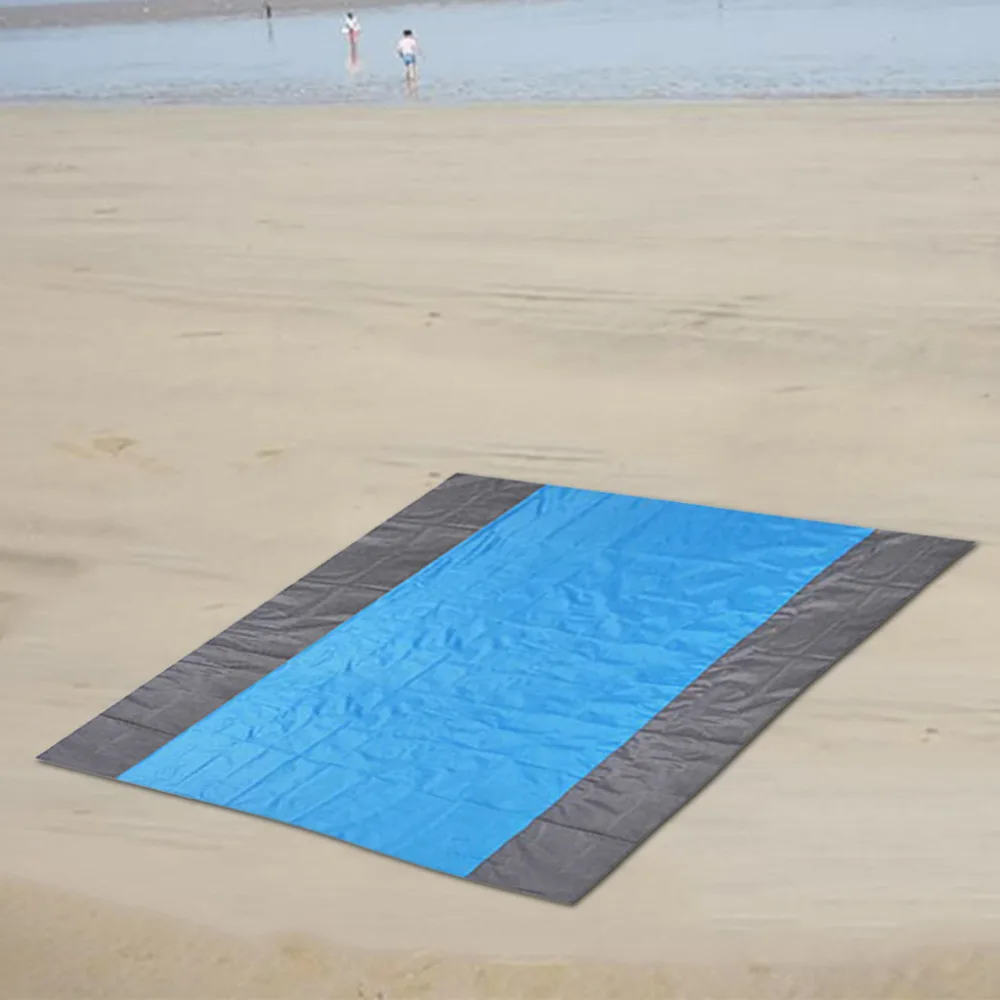 2019 Outdoor camping mat portable beach waterproof folding pocket beach mat self inflating camping mattress sleeping 40J3 (8)