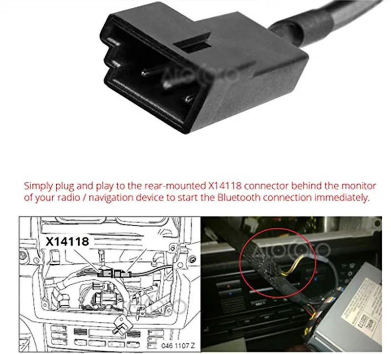 Автомобильный Bluetooth модуль AUX IN аудио Aux адаптер для BMW BM54 E39 E46 E38 E53 16:9 навигация In