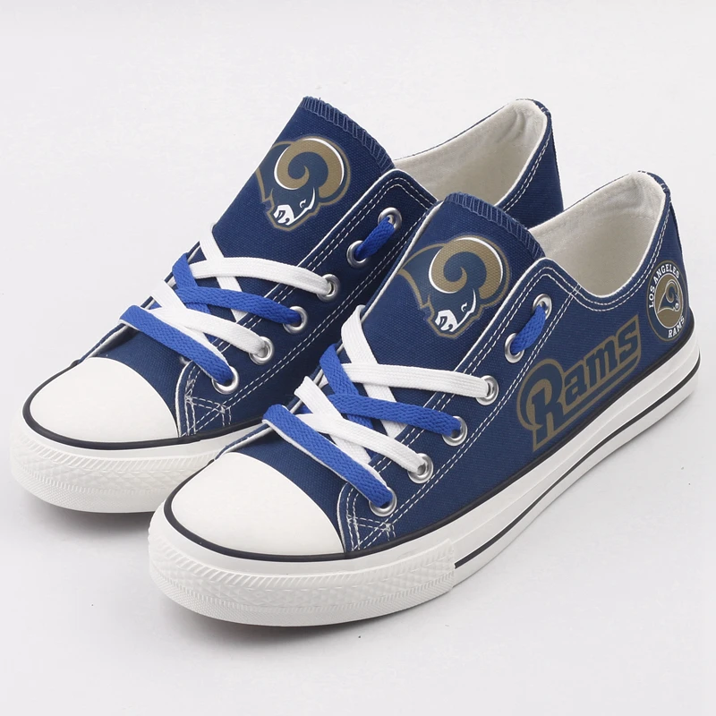 

Los Angeles Team Logo Designer Canvas Shoes Custom Print Women Flats Lace-up Casual Walking Shoes Lace-up Tenis Espadrilles