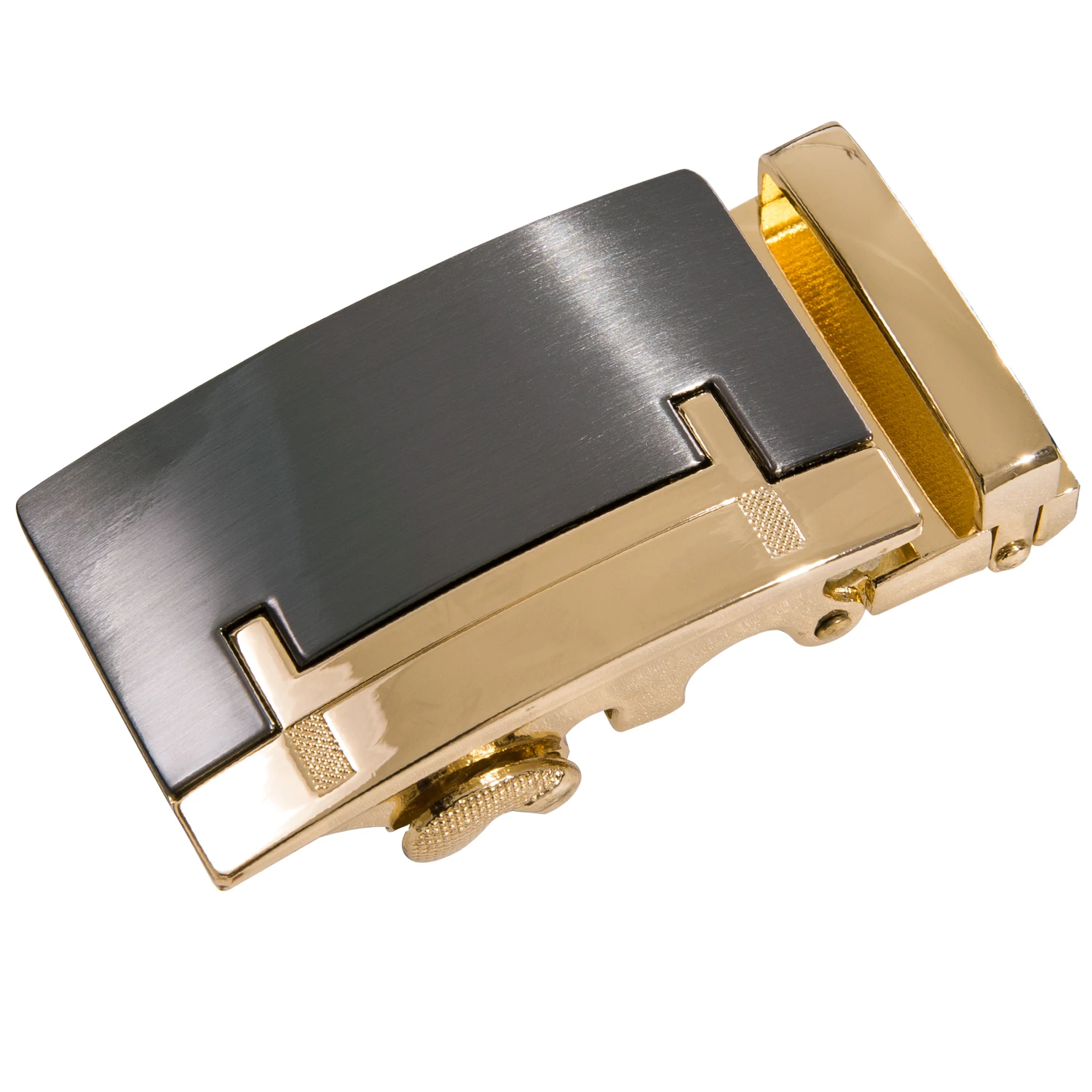 

DK-2086 Fashion Golden Gray Belt Buckle for Men Automatic No Belt Buckles for Leather Belts Quality Alloy Buckles without Belt