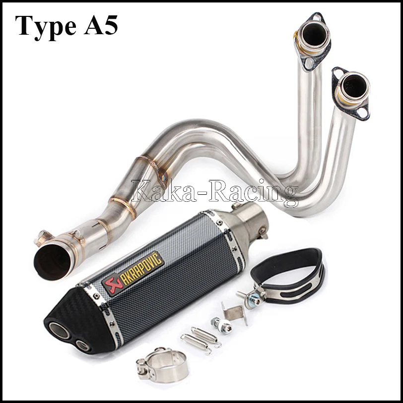 ER6F ER6N Ninja 650R 650 Akrapovic Motorcycle Exhaust Muffler Full Systems Link Kawasaki ER-6N ER-6F 2012 2015 2016 - buy at the price of $55.48 in aliexpress.com | imall.com