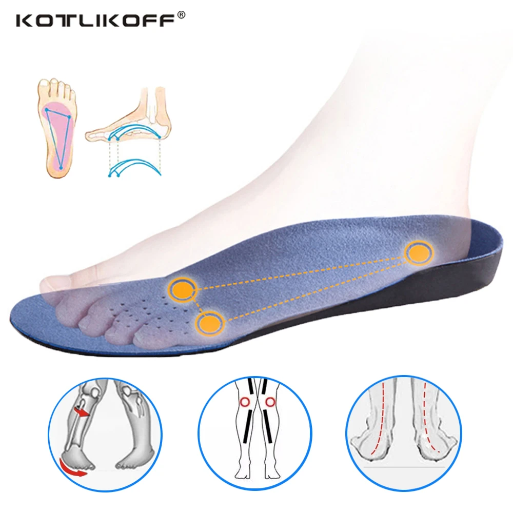 

EVA Flatfoot Orthotics Cubitus Varus Orthopedic Arch Support Cushion Insert Orthopedic Insole Flat Foot Health Care Insoles