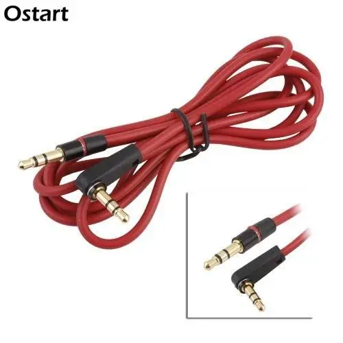 

Ostart 3.5mm Audio Male Plug Jack DIY Replacement Headphone Audio Cable Maintenance Wire Without MIC For Headphone