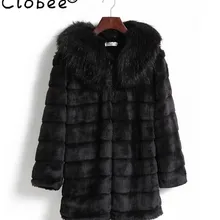 Винтажное пальто из искусственного меха, Женское пальто средней длины с кроличьим мехом, сексуальная верхняя одежда, верхняя одежда из искусственного меха, верхняя одежда с мехом AB450