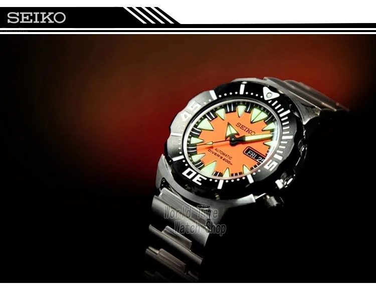 Seiko часы мужские 5 автоматические часы люксовый бренд водонепроницаемые спортивные наручные часы Дата мужские часы дайвинг часы relogio masculino SRP